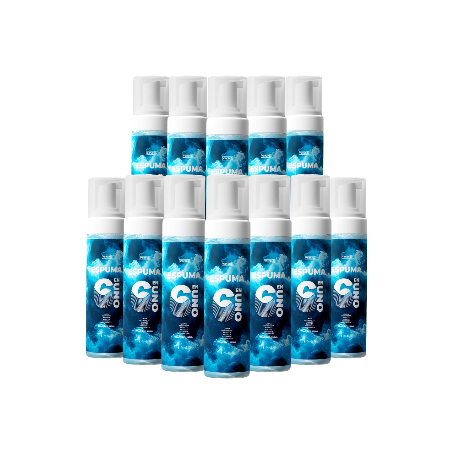 12 Espuma de Lavado en Seco 250ml · Limpieza Exprés