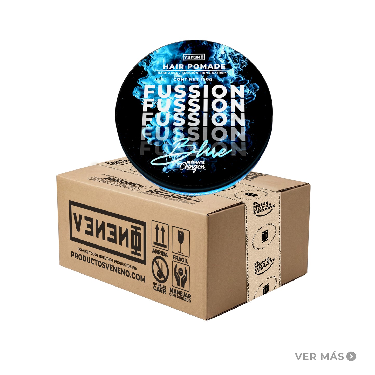 12 Fussion Pomade Blue 150g · Pomada Profesional Base Agua