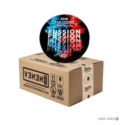 12 Fussion Pomade Clásica 150g · Pomada Profesional Base Agua