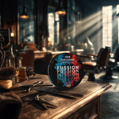 12 Fussion Pomade Clásica 150g · Pomada Profesional Base Agua