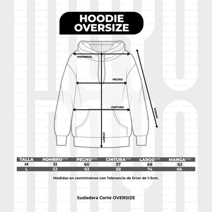 Hoodie | Sudadera Corte Over Size